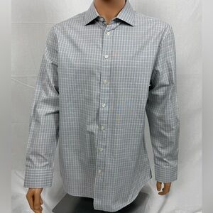 Charles Tyrwhitt Dress Shirt, Grey and White